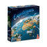 Expediciones alrededor del mundo – caja sobre fondo blanco