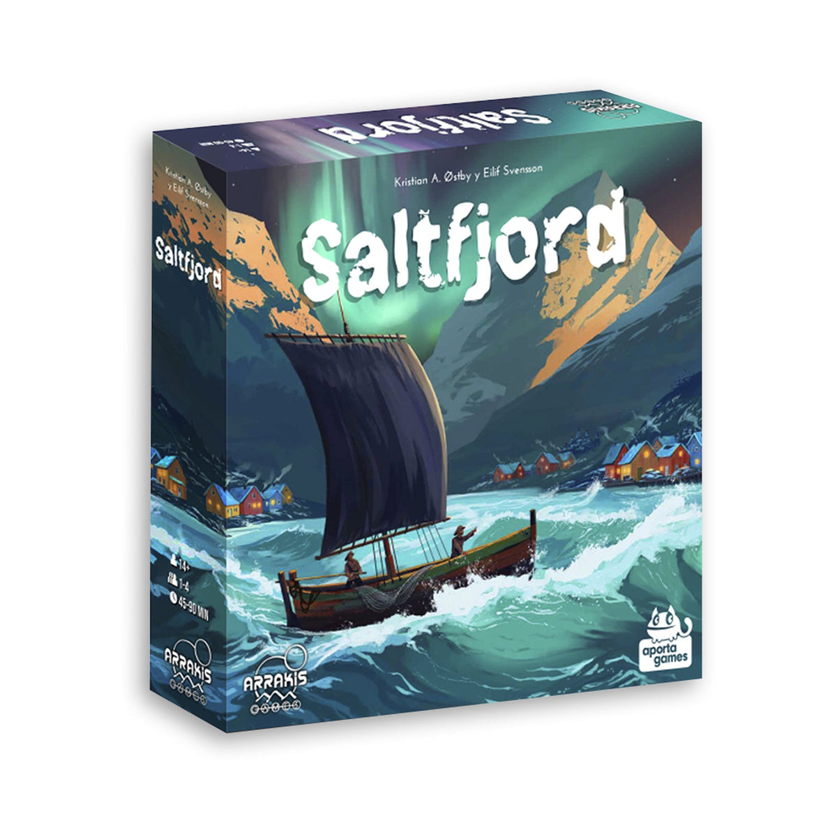 Saltfjord – caja sobre fondo blanco