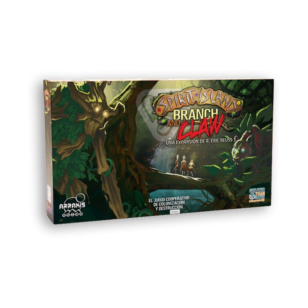 Spirit Island: Branch & Claw – caja sobre fondo blanco