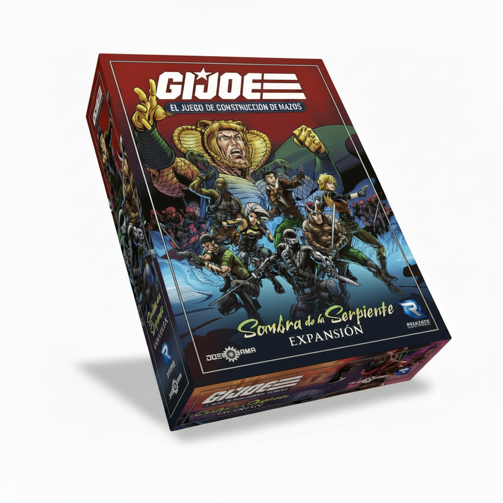 G.I. Joe: La Sombra de la Serpiente – caja sobre fondo blanco