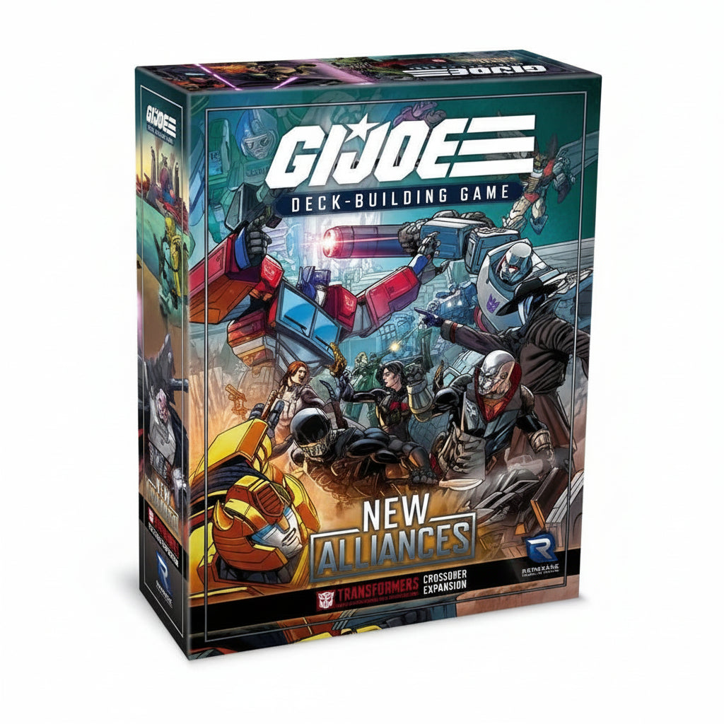 G.I. Joe: Nuevas Alianzas – caja sobre fondo blanco
