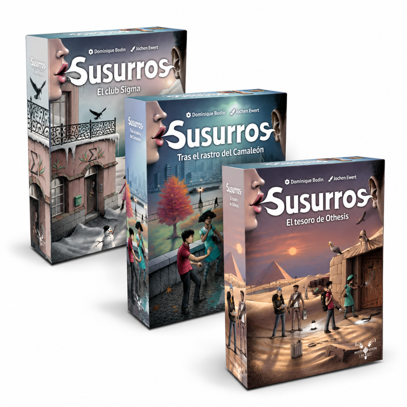 Susurros: paquete de 3 juegos