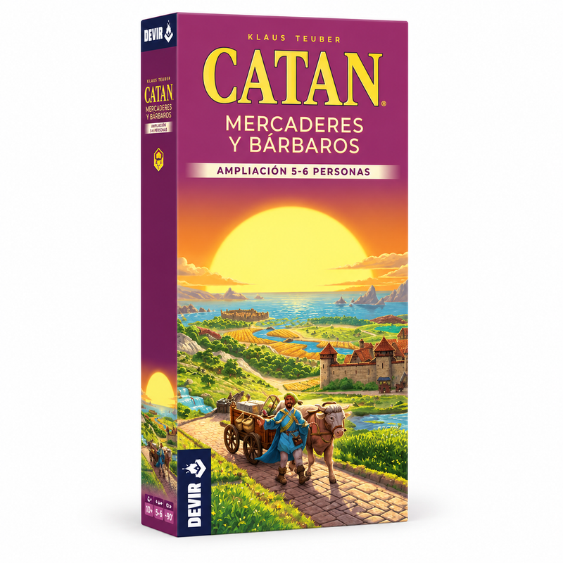 Catan Mercaderes y Bárbaros Ampliación 5-6 jugadores