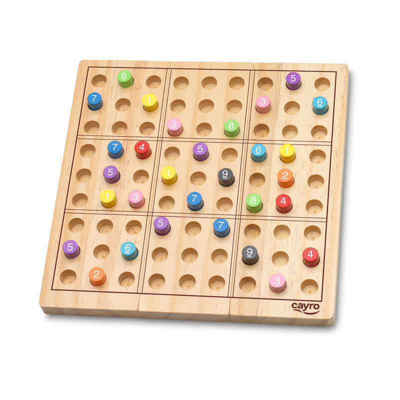 Sudoku — Tablero y fichas de colores